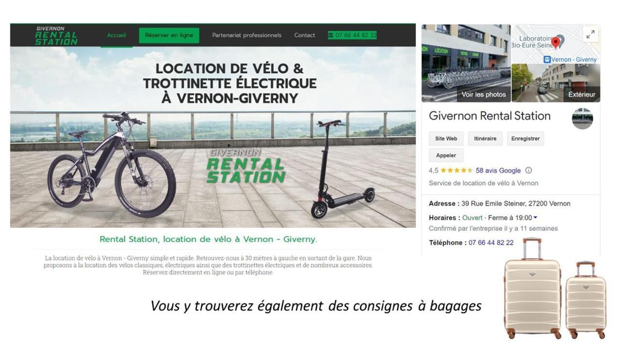 ורנו Appt Cosy Coeur Historique+Park, 5Mn Gare Vernon מראה חיצוני תמונה